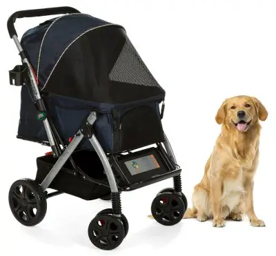 HPZ Pet Rover Premium Heavy Duty Dog Cat Pet Stroller