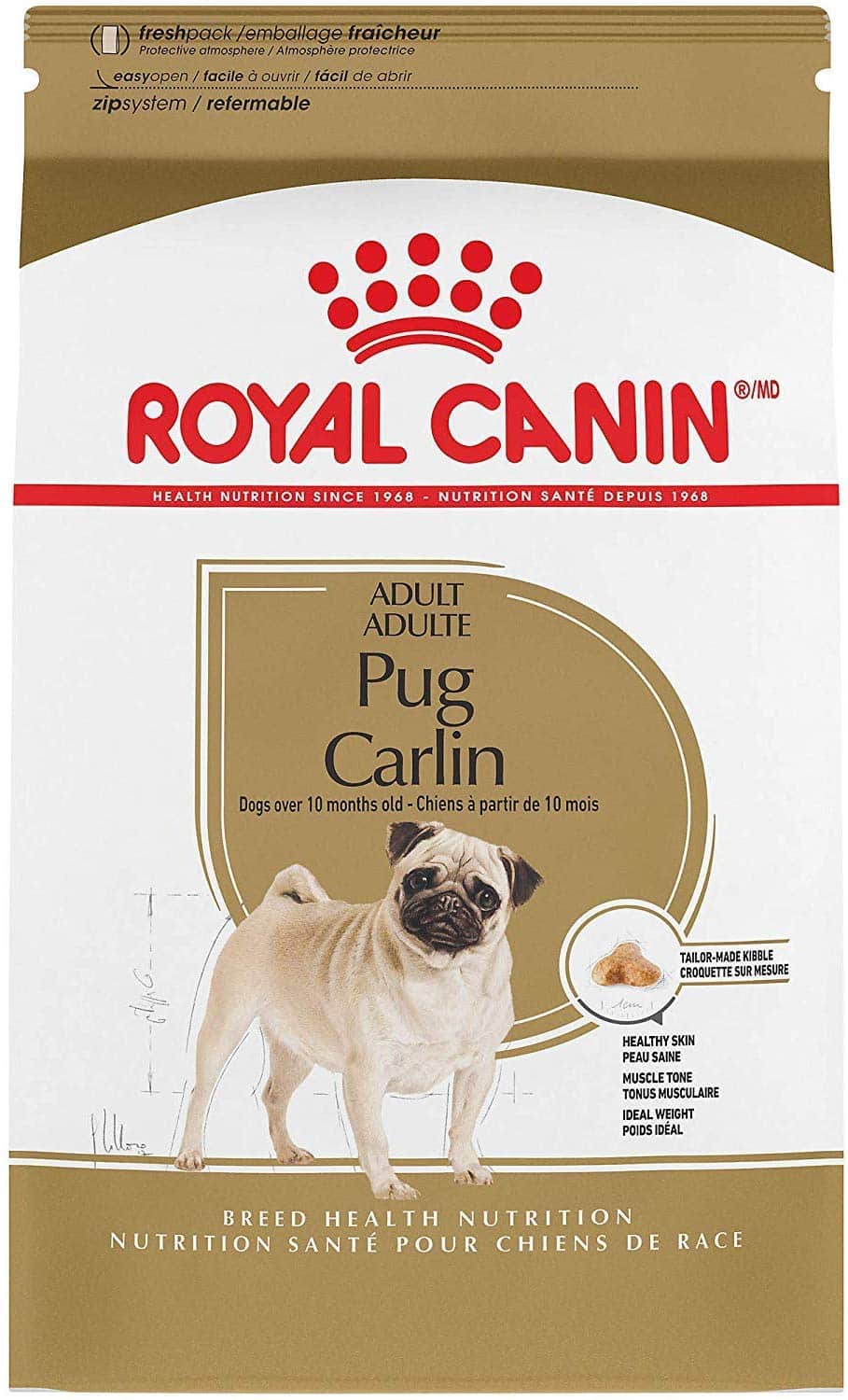 Royal Canin Breed Health Nutrition Pug Adult Dry Dog Food