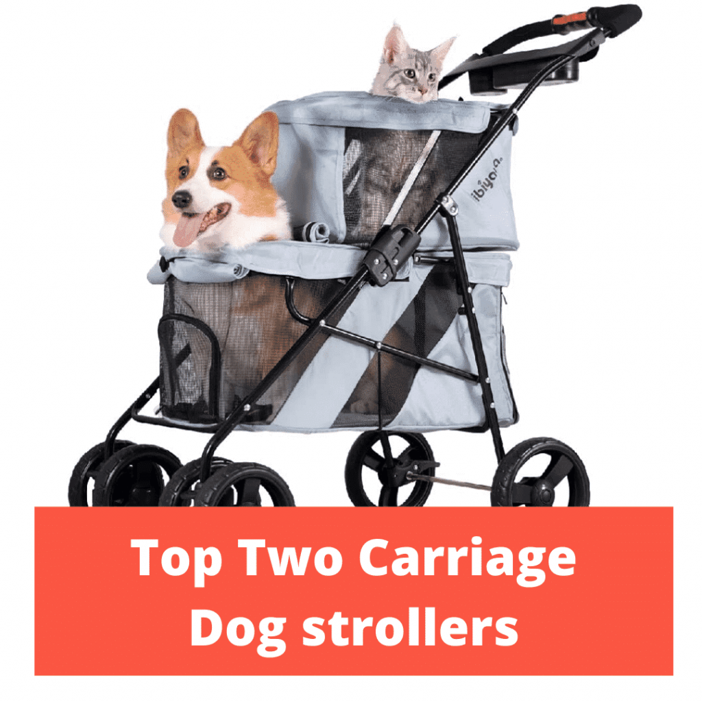 Double dog strollers with two baskets The Best of Breeds