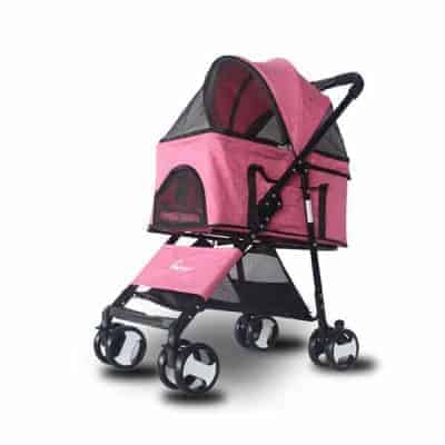 Doogo Four wheel dog stroller by n