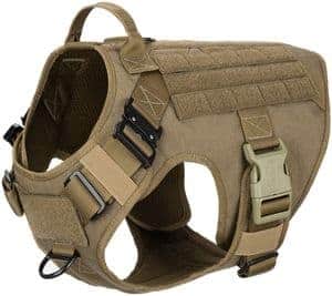 ICEFANG Tactical Dog Harness with 2X Metal Buckles