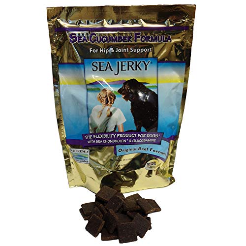 Best Low-Calorie Dog Treats for Weight Management 6 NUTRISEA Sea Jerky Bag, 30 CT
